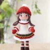 Receita Boneca Natalina Amigurumi