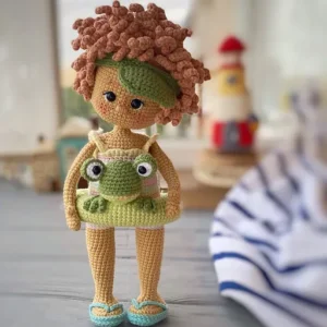 Receita Boneca Verão Amigurumi