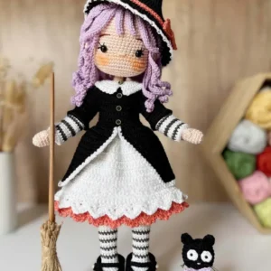 Receita Bruxinha Amigurumi