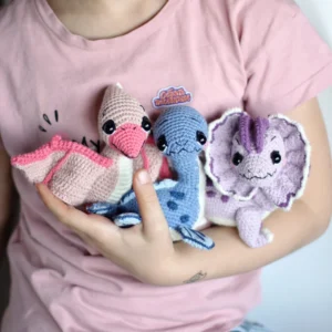 Receita Dinossauros Amigurumi