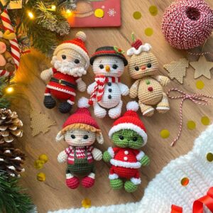 Receita Turma Natalina Amigurumi