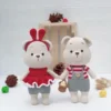 Receita Ursinhos Amigurumi
