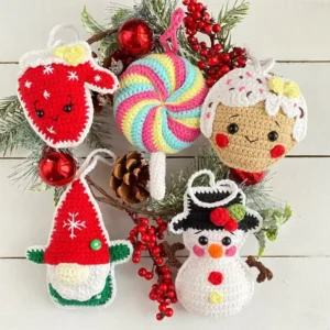 Receita Enfeite de Natal Amigurumi
