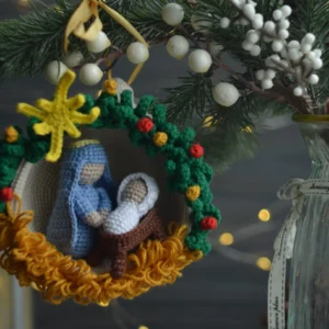 Receita Guirlanda Natalina Amigurumi