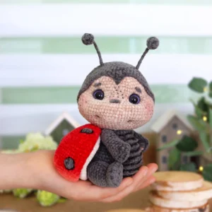 Receita Joaninha Amigurumi