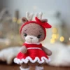 Receita Rena Natalina Amigurumi