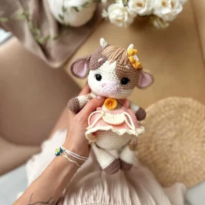 Receita Vaquinha Amigurumi