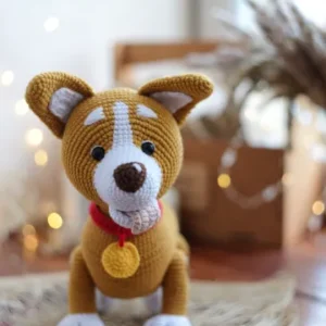 Receita Cachorro Corgi Amigurumi