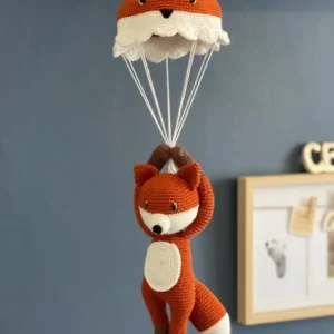 Receita Raposa Paraquedista Amigurumi