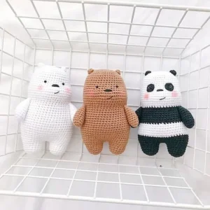 Receita Ursos Amigurumi