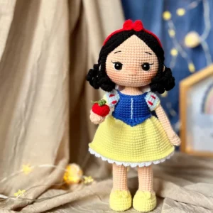 Receita Branca de Neve Amigurumi