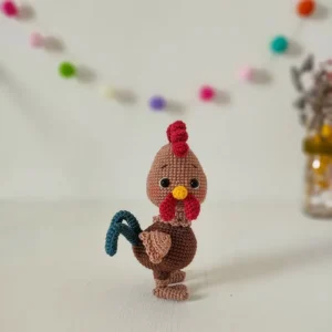 Receita Galinho Amigurumi