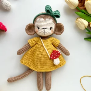 Receita Macaca Amigurumi