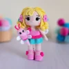 Receita Bonequinha Amigurumi