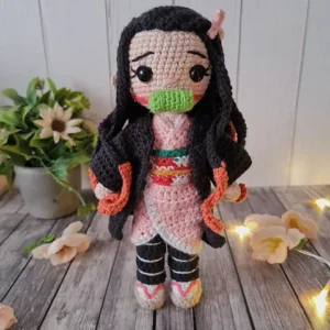 Receita Nezuko Amigurumi