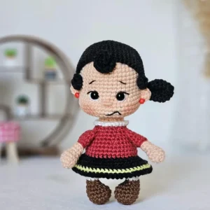 Receita Olivia Palito Amigurumi