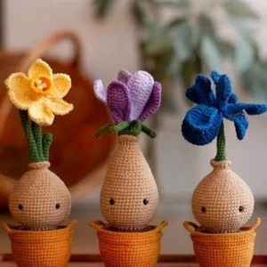 Receita Plantinhas Amigurumi