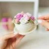 Receita Xicara Flores Amigurumi