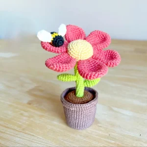 Receita Flor Amigurumi