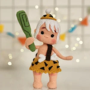 Receita Bambam Flintstones Amigurumi