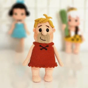 Receita Barney Flintstones Amigurumi