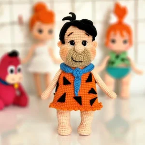 Receita Fredy Flintstones Amigurumi