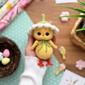 Receita Pintinho Amigurumi