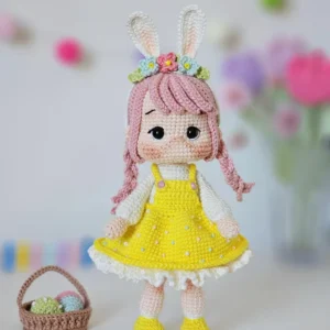 Receita Boneca Coelha Amigurumi