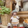 Receita Boneca Jardineira Amigurumi