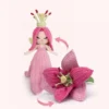 Receita Boneca Flor Lirio Reversivel ,Amigurumi