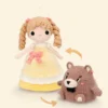 Receita Boneca e Urso Reversivel Amigurumi