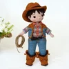 Receita Boneco Cowboy Amigurumi