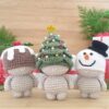 Receita Amigos Natalinos Amigurumi