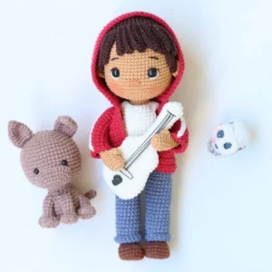 Receita Miguel Coco Amigurumi