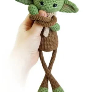 Receita Yoda Amigurumi