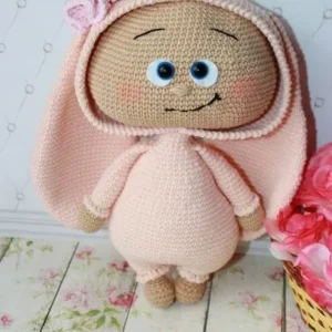 Receita Boneca Coelho Amigurumi