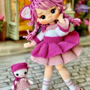 Receita Boneca Melody Amigurumi