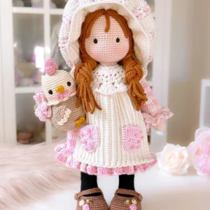 Receita Boneca e Galinha Amigurumi