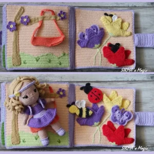 Receita Boneca e Livro Amigurumi
