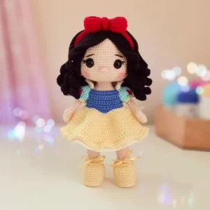 Receita Princesa Branca de Neve Amigurumi
