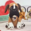 Receita Cachorro Boxer Amigurumi