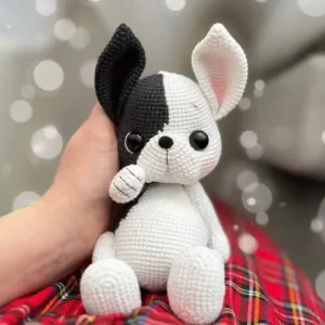Receita Cachorro Bulldog Frances Amigurumi