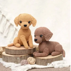 Receita Cachorro Labrador Amigurumi