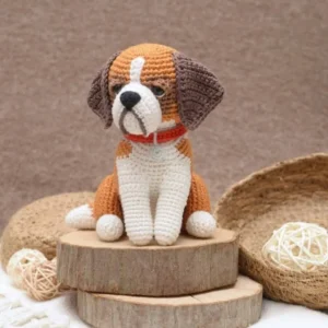Receita Cachorro São Bernardo Amigurumi