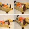 Receita Cachorro organizador Amigurumi