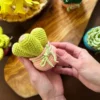 Receita Cacto de Amendoin Amigurumi