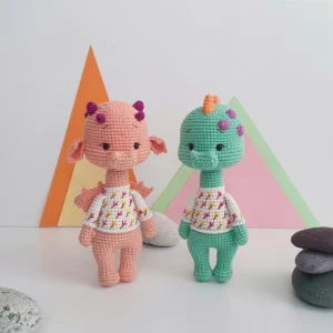 Receita Dragão Amigurumi