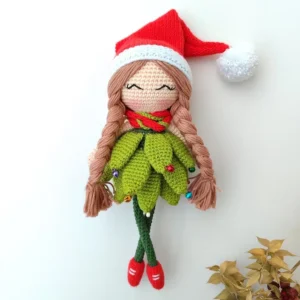 Receita Elfa de Natal Amigurumi