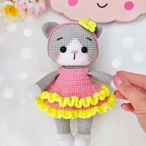 Receita Gatinha Amigurumi