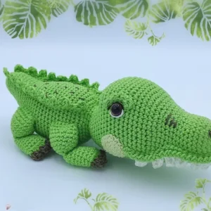 Receita Jacare Amigurumi